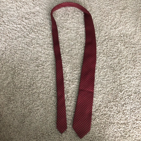 VNTG Italian 100% silk Foulard Tie - Picture 3 of 3